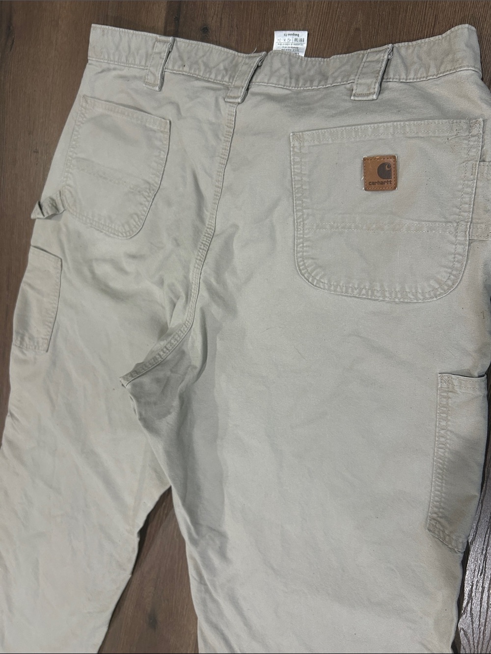 Carhartt Men's Casual Utility Pants in Beige !! 42x34 - Picture 7 of 7